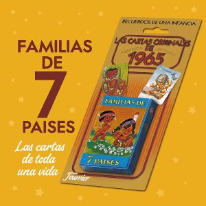 Juego de cartas familias