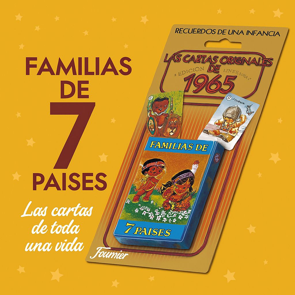 Juego de cartas familias