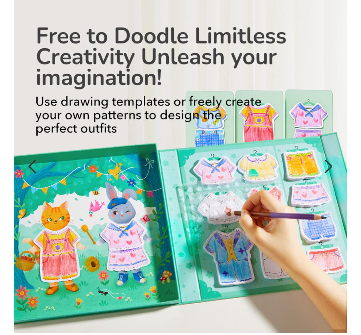 Libro colorear y vestir amigos