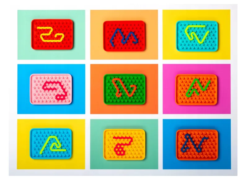 Tablero sensorial de silicona